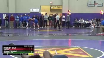 145 lbs Cons. Round 3 - Aidan Strange, Brentwood Aca. vs Amerion Davis, LaVergne