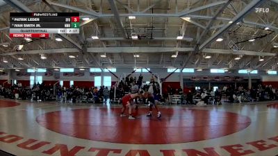 165 lbs Quarterfinal - Patrik Leder, Simon Fraser (B.C.) vs Ivan Smith Jr., New Mexico Highlands