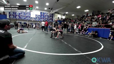 52 lbs Rr Rnd 4 - Rodney Bencoma, Kiefer Youth Wrestling Club vs Stetson Manuel, Blackwell Wrestling Club