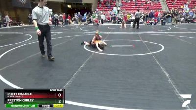 70 lbs Semifinal - Preston Curley, CYWC vs Rhett Marable, PLATTE COUNTY