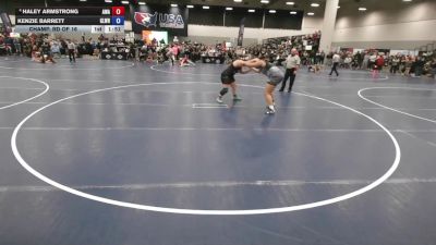 235 lbs Champ. Rd Of 16 - Kenzie Barrett, Gladiator Wrestling vs Haley Armstrong, Ace Wrestling Academy