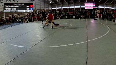165 lbs Cons. Round 5 - Treyton Sheets, Frontier High School Wrestling vs Cason Wiles, Frontier High School Wrestling