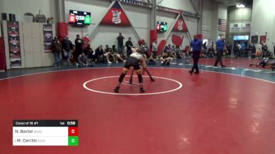 113 lbs Consi Of 16 #1 - Nick Baxter, Granada vs Mason Carrillo, Royal