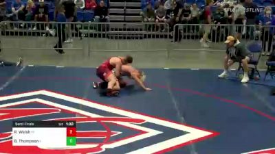 170 lbs Semifinal - Rocco Welsh, PA vs Brayden Thompson, IL