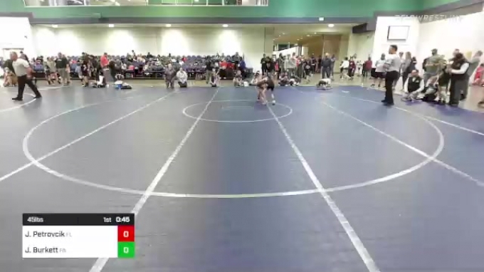 45 lbs Consi Of 4 - John Petrovcik, FL vs Jacobi Burkett, PA