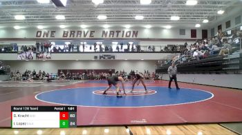 150 lbs Round 1 (16 Team) - Ivan Lopez, East Laurens vs Dane Kracht, Social Circle