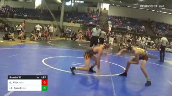 102 lbs Round Of 16 - Lincoln Vick, Minnesota Gold vs Lane Foard, Team Cobra