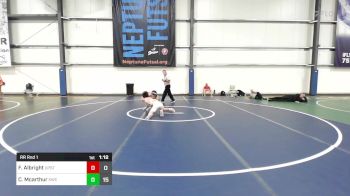 100 lbs Rr Rnd 1 - Frank Albright, Upstate Uprising vs Cooper Mcarthur, Kraken