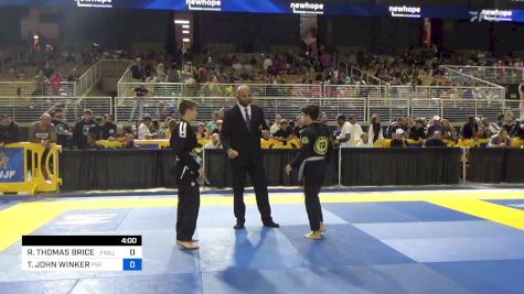 RYAN THOMAS BRICENO vs TAYLON JOHN WINKER 2023 Pan Kids Jiu-Jitsu IBJJF Championship