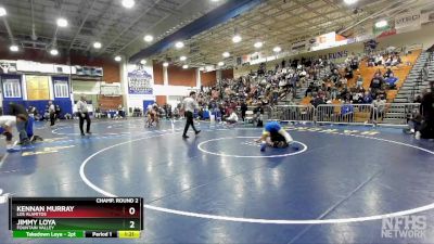 132 lbs Champ. Round 2 - Jimmy Loya, Fountain Valley vs Kennan Murray, Los Alamitos