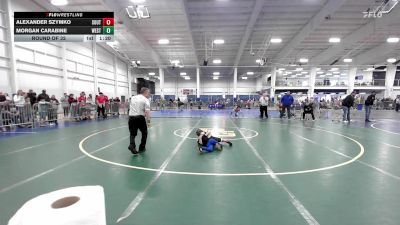 52 lbs Round Of 32 - Alexander Szymko, Southside WC vs Morgan Carabine, West Springfield