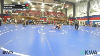 112 lbs Rr Rnd 1 - Jacobi Thurman, Skiatook Youth Wrestling vs Eli Pulliam, Sperry Wrestling Club