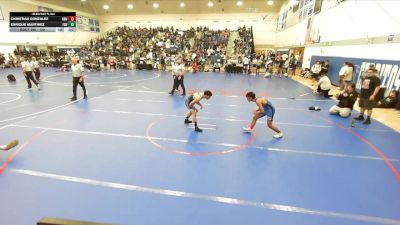 120 lbs Cons. Round 5 - Enrique Martinez, Fifth Sun WC vs Christian Gonzalez, Rancho Bernardo Wrestling