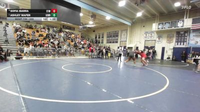 235 lbs Semifinal - Ashley Wafer, Lakewood vs Sofia Ibarra, Etiwanda