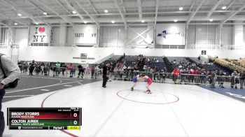 102 lbs Round 3 - Brody Storrs, Fulton Wrestling vs Colton Jurek, Kendall Youth Wrestling