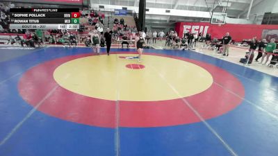 207 lbs Quarterfinal - Rowan Titus, McDaniel vs Sophie Pollack, Delaware Valley