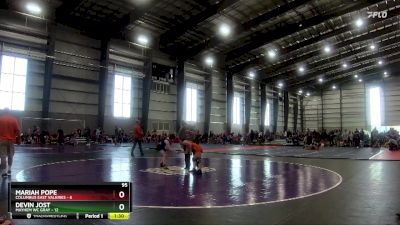 95 lbs Finals (8 Team) - Devin Jost, Mayhem WC Gray vs Mariah Pope, Columbus East Valkries