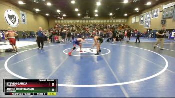 113 lbs Cons. Round 2 - Jorge Derminasian, Roosevelt vs Steven Garcia, Firebaugh