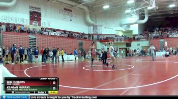 120 lbs Champ. Round 1 - Keagan Murray, Contenders Wrestling Academy vs Izik Roberts, Club Madison