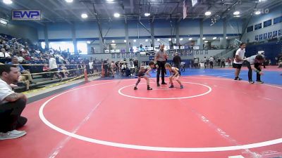 58 lbs Semifinal - Nikolas Ortega, Team Tulsa Wrestling Club vs Conner Woods, Salina Wrestling Club