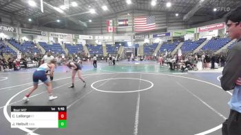 123 lbs Quarterfinal - Cheyenne LaBarge, St. Francis WC vs Jordan Heibult, Eaglecrest WC