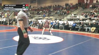 5A 120 lbs Semifinal - Addy McCauley, Benton vs Ellie Miller, MOUNTAIN HOME HIGH SCHOOL