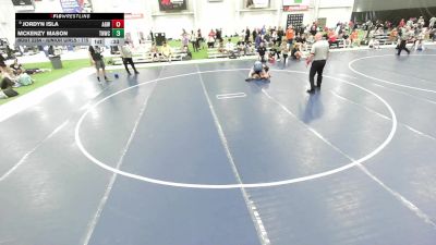 Junior Girls - 115 lbs Cons. Round 4 - Jordyn Isla, Arizona Girls Wrestling vs McKenzy Mason, The Nest Wrestling Club