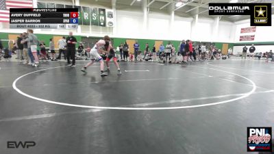 102 kg Rr Rnd 1 - Avery Duffield, Thoroughbred Wrestling Academy vs Jasper Barron, Spartan Mat Club