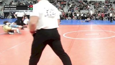 106 lbs Semifinal - Bryce Thomas, PA vs Declan Mckee, NY