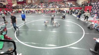 43 lbs 1st Place Match - Basin Reynolds, 208 Badgers Wrestling Club vs Deagan Broncheau, Lewiston Wrestling Club