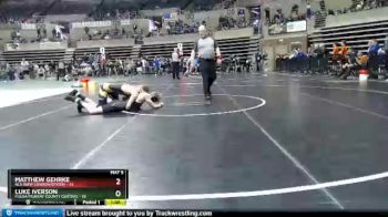 150 lbs Semis (4 Team) - Matthew Gehrke, NLS (New London/Spicer) vs Luke Iverson, Fulda/Murray County Central