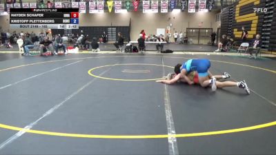165 lbs Cons. Round 2 - Hayden Schafer, Iowa vs Kristoff Plettenberg, Big Game Wrestling Club