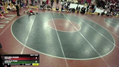 63 lbs Cons. Semi - Holden Ficker, Wisconsin vs Lincoln Foss, Minnesota