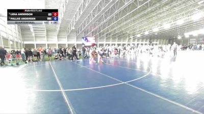 120 lbs Quarterfinal - Lidia Anderson, Herriman vs Pallas Andersen, Wasatch Wrestling Club