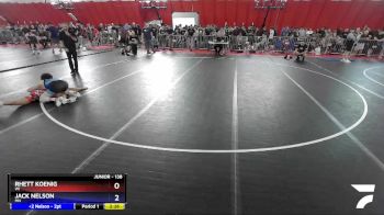138 lbs Quarterfinal - Rhett Koenig, WI vs Jack Nelson, MN