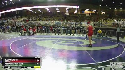 2A 152 lbs Cons. Round 1 - JULIAN SMITH, Manatee vs Armando Wisdom, American Heritage School