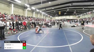 144 lbs 5th Place - Jerome Salazar, Kingdom WC vs Monty Yarnell, No Team