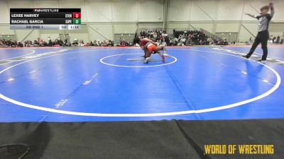 130 lbs Rr Rnd 1 - Lexee Harvey, Storm Wrestling Center vs Rachael Garcia, Super Girls 7-12