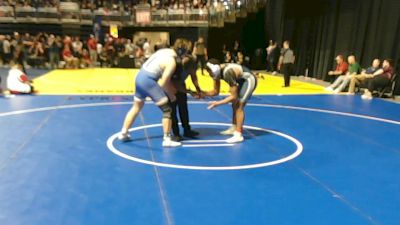 5A 215 lbs Quarterfinal - Isaac Rodriguez, Lubbock Cooper Liberty High School vs Miller Marsh, New Braunfels
