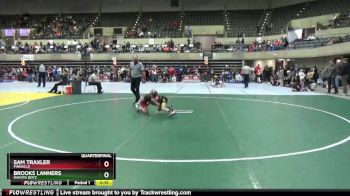 60 lbs Quarterfinal - Brooks Lanners, Dakota Boyz vs Sam Traxler, Pinnacle
