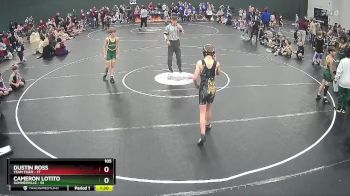 105 lbs Round 1 (4 Team) - Cameron Lotito, Summerville vs Dustin Ross, Team Tiger