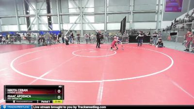 100 lbs Quarterfinal - Nikita Ceban, Combat School vs Isaac Apodaca, Mat Demon WC