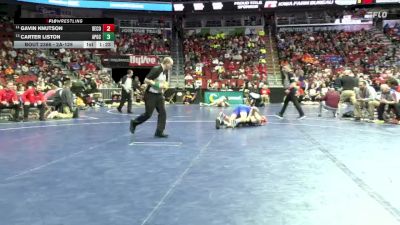 2A-126 lbs Cons. Round 3 - Gavin Knutson, Decorah vs Carter Liston, AP-GC