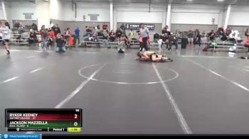 96 lbs Round 2 (4 Team) - Jackson Mazzella, Bull Island vs Ryker Keeney, Daytrip Orange