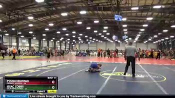 130 lbs Round 4 - Tyson Newman, Midwest Maniacs vs Issac Cobbs, Oklahoma Energy