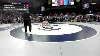 120 lbs Cons. Sub-rd Of 32 - Issac Torres, CA vs Carter Wallis, MO