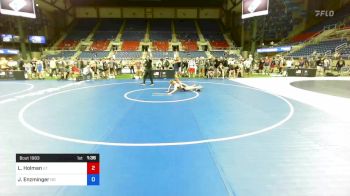 120 lbs Cons 16 #2 - Ladd Holman, Utah vs Joey Enzminger, North Dakota