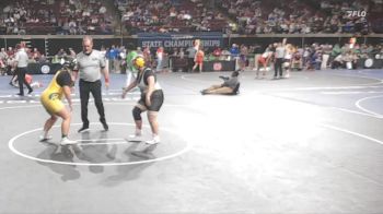 G 185 lbs Champ. Round 1 - Leiia Vance, St. Amant Girls vs Alaina Matherne, Central Lafourche Girls