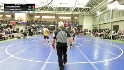 215 lbs Consi Of 16 #2 - Cayden Caplette, RHAM vs August Furman, Wilton