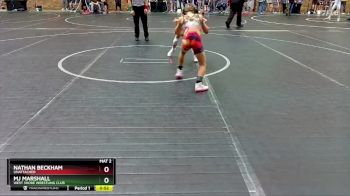 60 lbs 3rd Place Match - Nathan Beckham, Unattached vs Mj Marshall, West Shore Wrestling Club